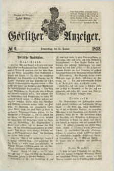 Görlitzer Anzeiger. [Bd.1], № 6 (15 Januar 1852) + dod.
