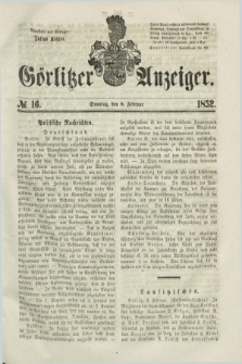 Görlitzer Anzeiger. [Bd.1], № 16 (8 Februar 1852) + dod.