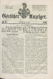Görlitzer Anzeiger. [Bd.1], № 58 (18 Mai 1852)