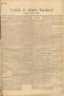 Gazeta Narodowa. 1895, nr 215