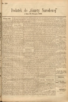 Gazeta Narodowa. 1895, nr 229