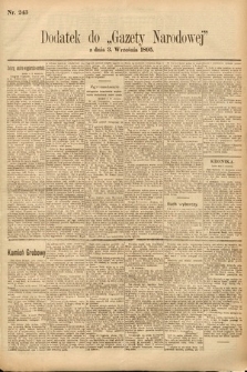Gazeta Narodowa. 1895, nr 243