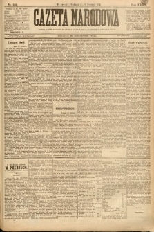 Gazeta Narodowa. 1895, nr 249