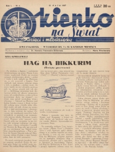 Okienko na Świat : pismo dzieci i młodzieży. 1937, nr 4