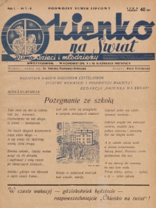 Okienko na Świat : pismo dzieci i młodzieży. 1937, nr 7-8