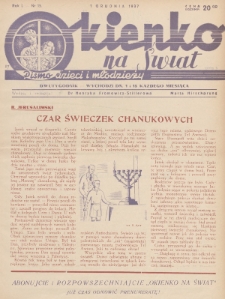 Okienko na Świat : pismo dzieci i młodzieży. 1937, nr 15