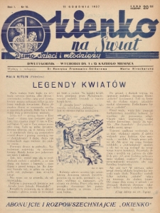 Okienko na Świat : pismo dzieci i młodzieży. 1937, nr 16