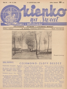 Okienko na Świat : pismo dzieci i młodzieży. 1938, nr 34