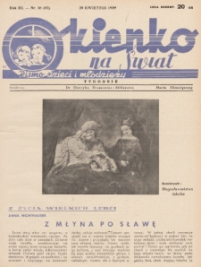 Okienko na Świat : pismo dzieci i młodzieży. 1939, nr 52