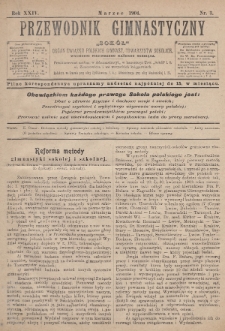 Przewodnik Gimnastyczny „Sokoł” : organ Związku Polskich Gimnastycznych Towarzystw Sokolich. R.24 (1904), nr 3