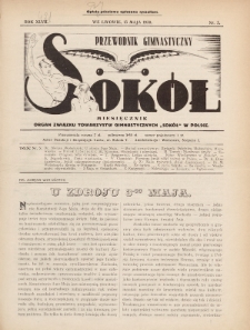 Przewodnik Gimnastyczny „Sokół” : organ Związku Towarzystw Gimnastycznych „Sokół” w Polsce. R.47 (1930), nr 5