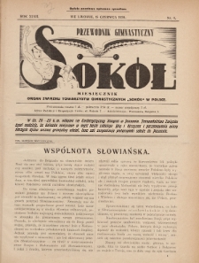 Przewodnik Gimnastyczny „Sokół” : organ Związku Towarzystw Gimnastycznych „Sokół” w Polsce. R.47 (1930), nr 6