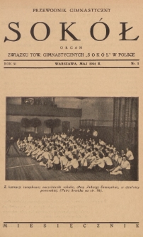 Przewodnik Gimnastyczny „Sokół” : organ Związku Tow. Gimnastycznych „Sokół” w Polsce. R.51 (1934), nr 5