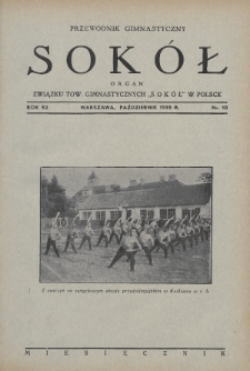 Przewodnik Gimnastyczny „Sokół” : organ Związku Towarzystw Gimnastycznych „Sokół” w Polsce. R.52 (1935), nr 10