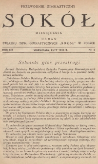 Przewodnik Gimnastyczny „Sokół” : organ Związku Towarzystw Gimnastycznych „Sokół” w Polsce. R.53 (1936), nr 2