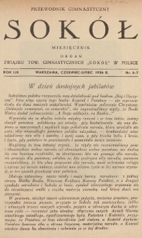 Przewodnik Gimnastyczny „Sokół” : organ Związku Towarzystw Gimnastycznych „Sokół” w Polsce. R.53 (1936), nr 6-7