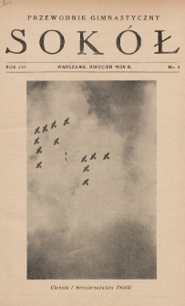 Przewodnik Gimnastyczny „Sokoł”. R.56 (1939), nr 4