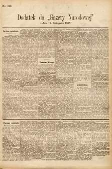 Gazeta Narodowa. 1895, nr 313