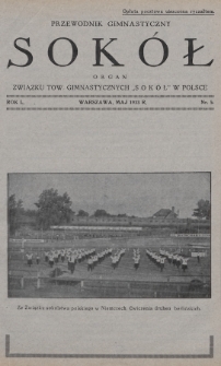 Przewodnik Gimnastyczny „Sokół” : organ Związku Towarzystw Gimnastycznych „Sokół” w Polsce. R.50 (1933), nr 5