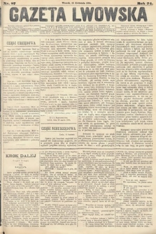 Gazeta Lwowska. 1884, nr 87