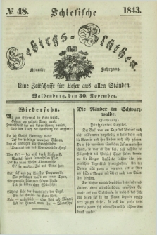 Schlesische Gebirgs-Blüthen : eine Zeitschrift für Leser aus allen Ständen. Jg.9, № 48 (30 November 1843)