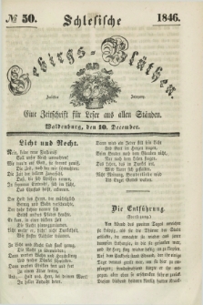 Schlesische Gebirgs-Blüthen : eine Zeitschrift für Leser aus allen Ständen. Jg.12, № 50 (10 December 1846)