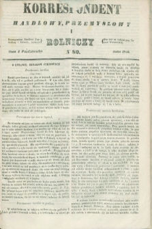 Korrespondent Handlowy, Przemysłowy i Rolniczy : wychodzi dwa razy na tydzień przy Gazecie Warszawskiéj. 1845, N 80 (4 października)