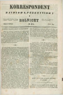 Korrespondent Handlowy, Przemysłowy i Rolniczy : wychodzi dwa razy na tydzień przy Gazecie Warszawskiéj. 1846, N 10 (4 lutego)