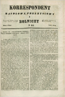 Korrespondent Handlowy, Przemysłowy i Rolniczy : wychodzi dwa razy na tydzień przy Gazecie Warszawskiéj. 1846, N 34 (2 maja)