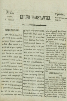 Kurjer Warszawski. [1821], nr 234 (1 października)