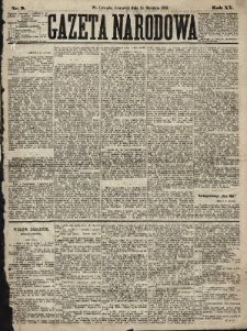 Gazeta Narodowa. 1881, nr 9