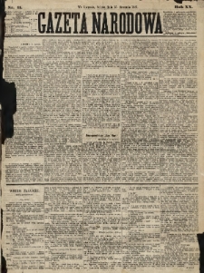 Gazeta Narodowa. 1881, nr 11