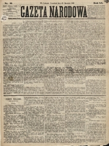 Gazeta Narodowa. 1881, nr 15