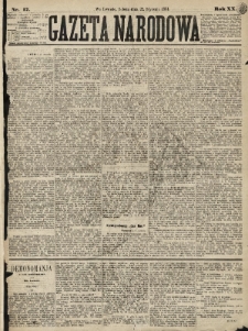 Gazeta Narodowa. 1881, nr 17