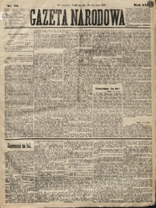 Gazeta Narodowa. 1881, nr 24