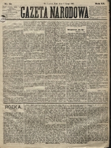 Gazeta Narodowa. 1881, nr 31