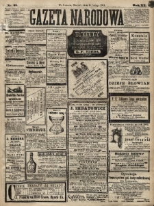 Gazeta Narodowa. 1881, nr 35