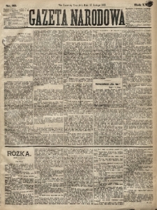 Gazeta Narodowa. 1881, nr 38
