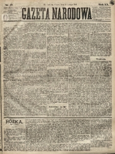 Gazeta Narodowa. 1881, nr 42