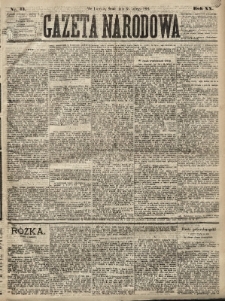 Gazeta Narodowa. 1881, nr 43