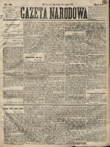 Gazeta Narodowa. 1881, nr 46