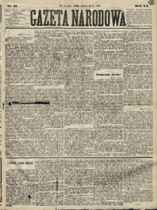 Gazeta Narodowa. 1881, nr 55