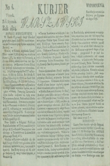 Kurjer Warszawski. 1824, nr 6 (6 stycznia)