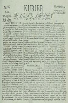 Kurjer Warszawski. 1824, nr 26 (30 stycznia) + dod.