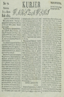 Kurjer Warszawski. 1824, nr 70 (21 marca)