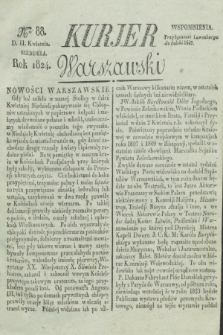 Kurjer Warszawski. 1824, Nro 88 (11 kwietnia)