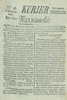 Kurjer Warszawski. 1824, Nro 97 (23 kwietnia)