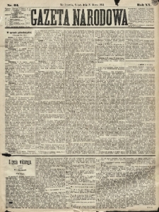 Gazeta Narodowa. 1881, nr 64