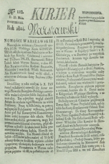 Kurjer Warszawski. 1824, Nro 112 (10 maja)