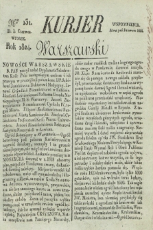 Kurjer Warszawski. 1824, Nro 131 (1 czerwca)